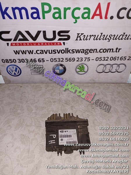 032 906 030 D POLO 1.6 ÇIKMA MOTOR BEYNİ ÇAVUŞ VOLKSWAGEN'DEN