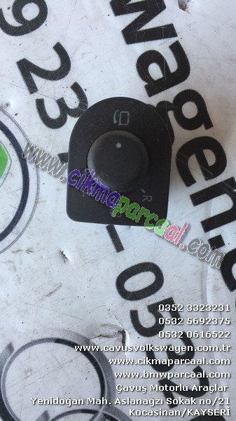 6F20-BG1 PASSAT B5 KAPI KOLU AYNA ANAHTARI ÇIKMA ÇAVUŞ VOLKSWAGEN'DEN