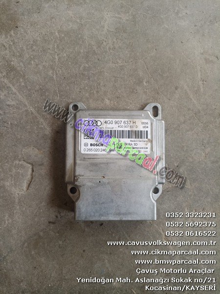 4G0 907 637 H AUDİ A6 A7 ESP MODÜLÜ ÇIKMA ORİJİNAL ÇAVUŞ VOLKSWAGEN'DEN